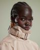 & Other Stories & Other Stories short trench jacket with strap funnel neck detail in beige-Neutral - 3