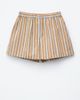 & Other Stories & Other Stories shorts in brown and blue stripe - part of a set-Multi - 3