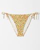 & Other Stories & Other Stories side tie bikini bottoms in yellow delicate flower print - 1