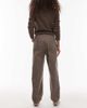 & Other Stories & Other Stories slim barrel leg jeans in brown washed mole-Neutral - 2