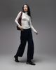 & Other Stories & Other Stories slim fit long sleeve turtle neck asymmetric top in white - 2