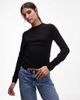 & Other Stories & Other Stories slim fit pure merino wool sweater in black - 1