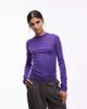 & Other Stories & Other Stories slim fit pure merino wool sweater in purple - 1