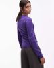 & Other Stories & Other Stories slim fit pure merino wool sweater in purple - 3