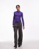 & Other Stories & Other Stories slim fit pure merino wool sweater in purple - 4