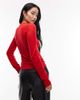 & Other Stories & Other Stories slim fit pure merino wool sweater in red - 4