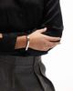 & Other Stories & Other Stories square band bangle in silver - 2