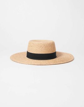 & Other Stories & Other Stories straw fedora hat in natural-Neutral