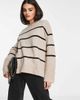 & Other Stories & Other Stories striped sweater in beige-Neutral - 1