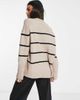& Other Stories & Other Stories striped sweater in beige-Neutral - 2