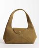 & Other Stories & Other Stories suede shoulder bag in beige-Neutral - 1