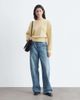 & Other Stories & Other Stories sweater with volume sleeves and deep cuffs in caramel-Neutral - 2