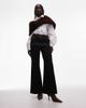 & Other Stories & Other Stories tailored flared pants in black - 1