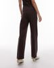 & Other Stories & Other Stories tailored flared pants in dark brown - 4