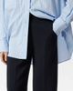& Other Stories & Other Stories tailored flared pants in navy blue - 4