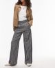 & Other Stories & Other Stories tailored pants in navy and white stripe-Multi - 1