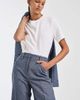 & Other Stories & Other Stories tailored wool blend wide leg pants in dusty blue - part of a set-Navy - 4