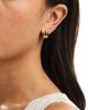 & Other Stories & Other Stories teardrop stud earrings in gold - 3
