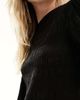 & Other Stories & Other Stories textured blouse in black - 2