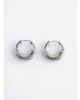& Other Stories & Other Stories thick twist hoops in silver - 3