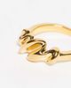 & Other Stories & Other Stories thin twist ring in gold - 3