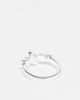& Other Stories & Other Stories thin twist ring in silver - 3