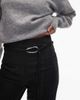 & Other Stories & Other Stories tie belt flared tailored pants in black - 4