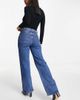 & Other Stories & Other Stories Treasure cotton long wide leg jeans in vikas blue - MBLUE-Blues - 2