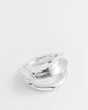 & Other Stories & Other Stories twist sculpt ring in silver tone - 1
