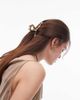 & Other Stories & Other Stories twisted hair claw clip in gold - 1