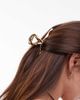 & Other Stories & Other Stories twisted hair claw clip in gold - 3