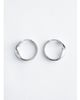 & Other Stories & Other Stories twisted hoop earrings in silver - 1