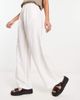 & Other Stories & Other Stories wide leg pants in off white - 1