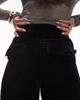 & Other Stories & Other Stories wide leg velvet pants in black - 3