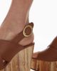 & Other Stories & Other Stories wooden wedges in brown - 4