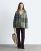 & Other Stories & Other Stories wool & mohair blend patchwork cardigan in green - 3