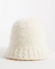& Other Stories & Other Stories wool and mohair blend bucket hat in white - 1