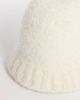 & Other Stories & Other Stories wool and mohair blend bucket hat in white - 3