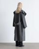 & Other Stories & Other Stories wool belted maxi coat with funnel neck in gray - 3