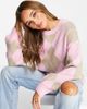 & Other Stories & Other Stories wool blend argyle sweater in pink - 1