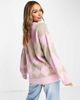 & Other Stories & Other Stories wool blend argyle sweater in pink - 2