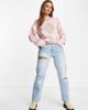 & Other Stories & Other Stories wool blend argyle sweater in pink - 4