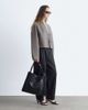 & Other Stories & Other Stories wool blend short jacket with stand collar in mole brown - 3