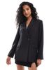 & Other Stories & Other Stories wool blend single breasted blazer in black - 1