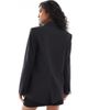 & Other Stories & Other Stories wool blend single breasted blazer in black - 3