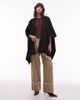 & Other Stories & Other Stories wool cape in black - 1