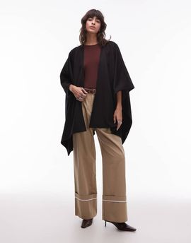 & Other Stories & Other Stories wool cape in black