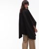 & Other Stories & Other Stories wool cape in black - 4