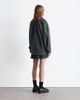 & Other Stories & Other Stories wool herringbone short coat in black - 3