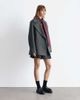 & Other Stories & Other Stories wool herringbone short coat in black - 4